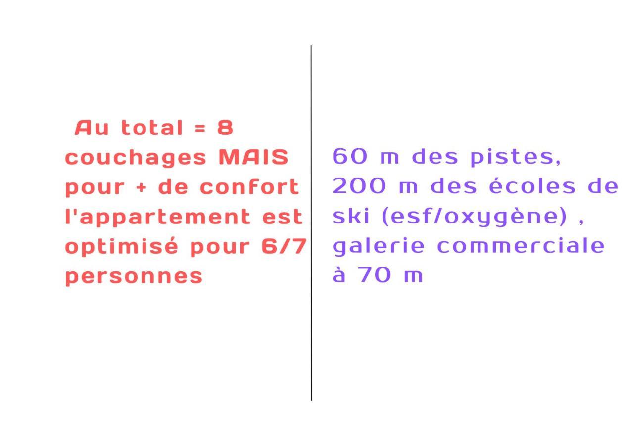 Appartement 6/7 Personnes Pied Des Pistes A Plagne Centre La Plagne Eksteriør bilde